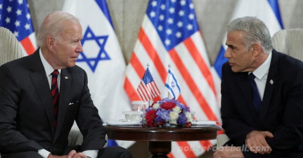 US-Israel ลงนามร่วมปฏิญญา ประธานาธิบดี โจ ไบเดน แห่งสหรัฐอเมริกา และนายกรัฐมนตรี ยาเออร์ ลาปิด นายกรัฐมนตรีอิสราเอล ได้ย้ำจุดยืนต่อต้าน
