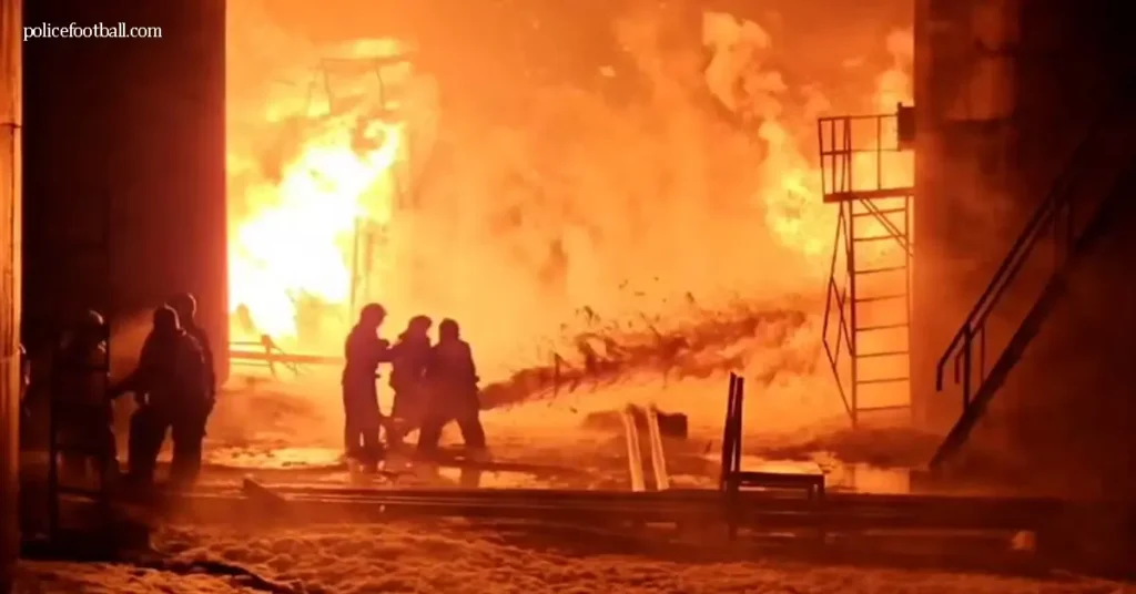 เกิดเหตุเพลิงไหม้ครั้งใหญ่ ในรัฐรัสเซีย หน่วยความมั่นคงแห่งชาติของยูเครน เปิดเผยเมื่อวันพุธว่า ได้โจมตีคลังน้ำมันของรัฐรัสเซีย 2 แห่ง